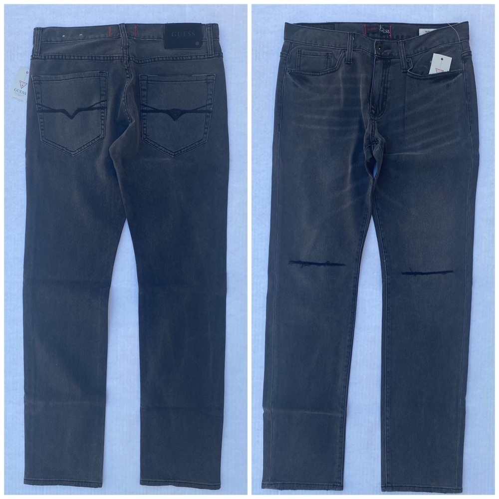 New GUESS Ultra Slim Grey Jeans SZ 31